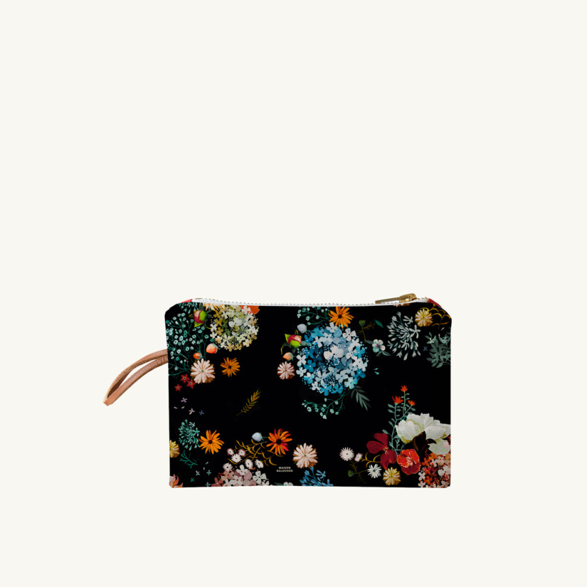 Mini pouch Floral N°02 custom-made by Maison Baluchon