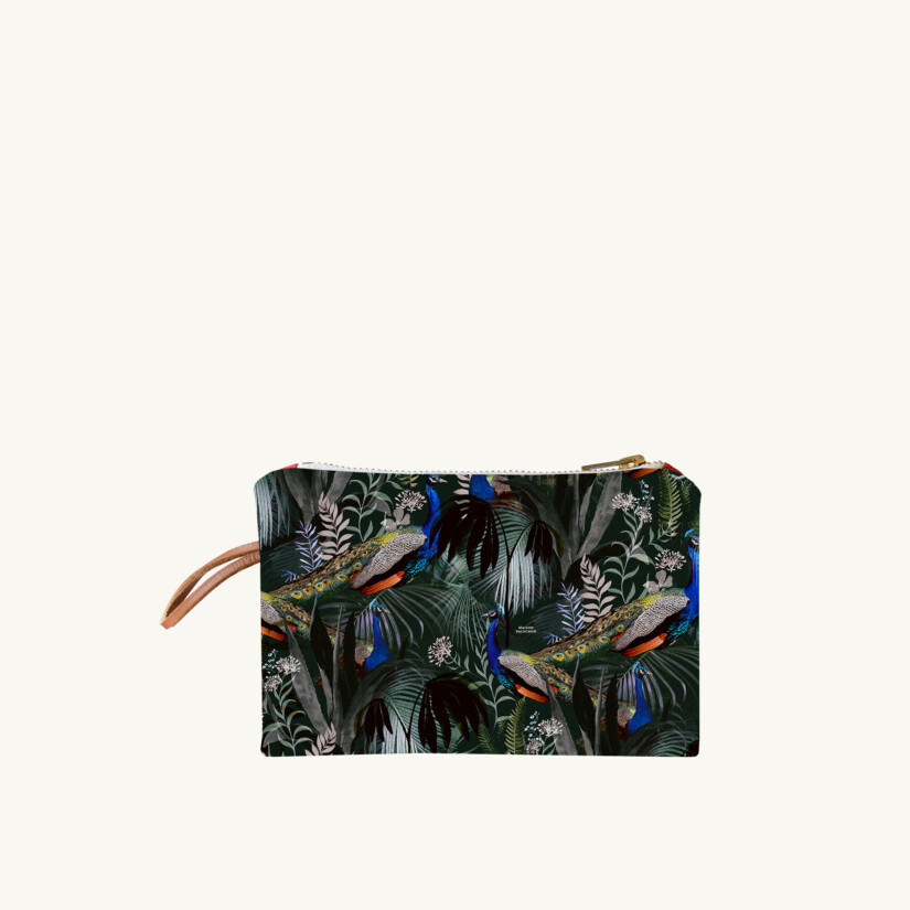 Mini pouch Jungle N°17 custom-made by Maison Baluchon