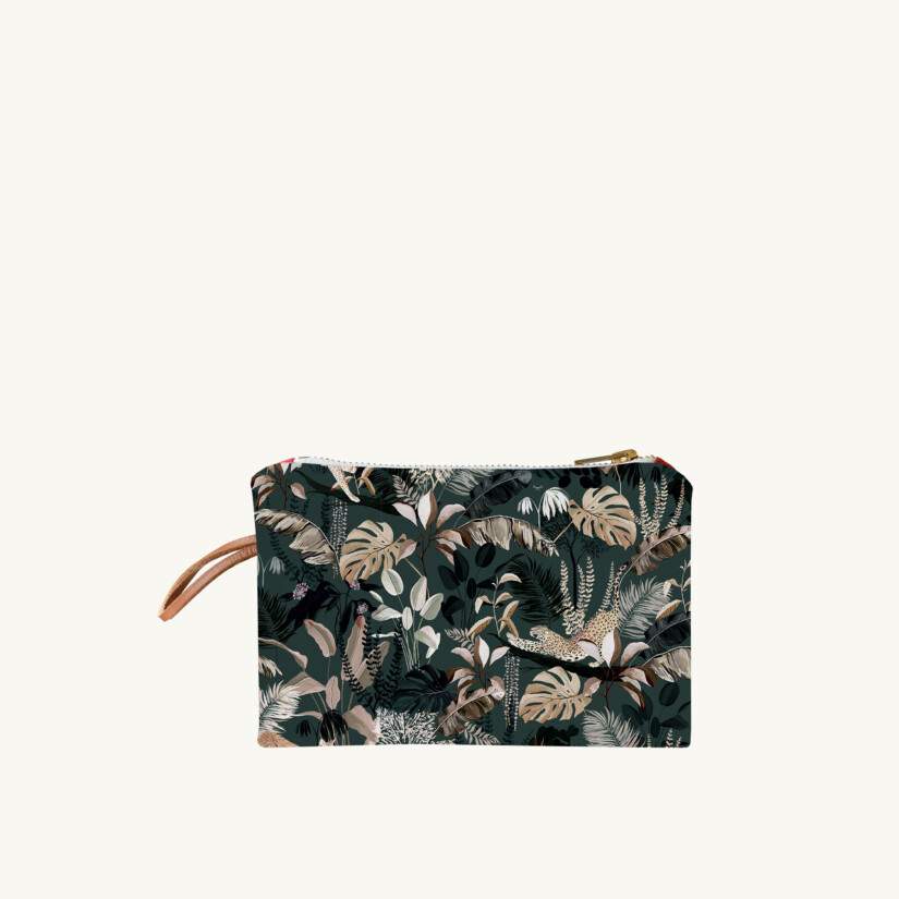Mini pouch Jungle N°20 custom-made by Maison Baluchon