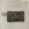 Mini zipped fabric pouch made in France