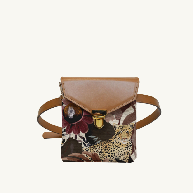 Mini purse Inde N°01 - Camel leather custom-made by Maison Baluchon