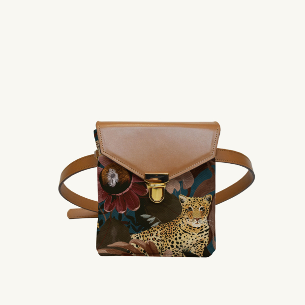 Mini purse Inde N°02 - Camel leather custom-made by Maison Baluchon
