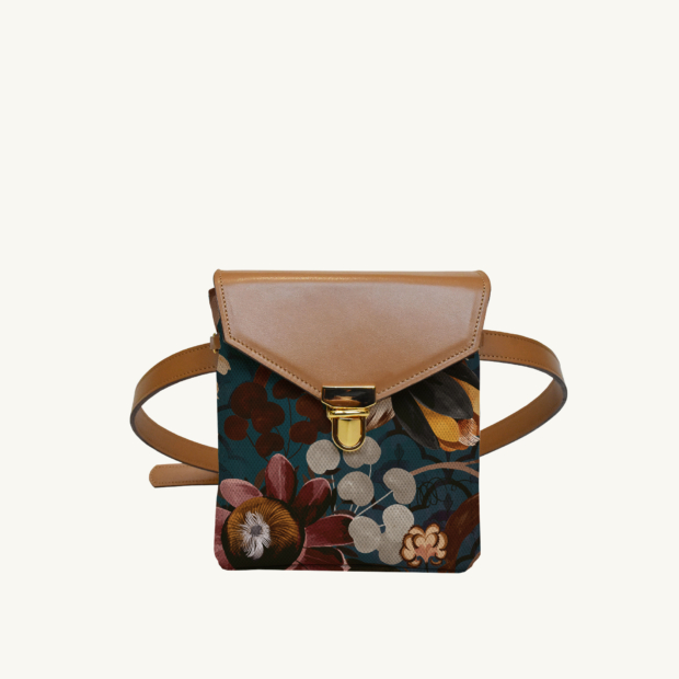 Mini purse Inde N°04 - Camel leather custom-made by Maison Baluchon