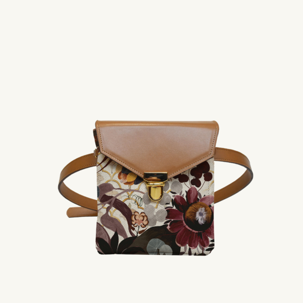Mini purse Inde N°03 - Camel leather custom-made by Maison Baluchon