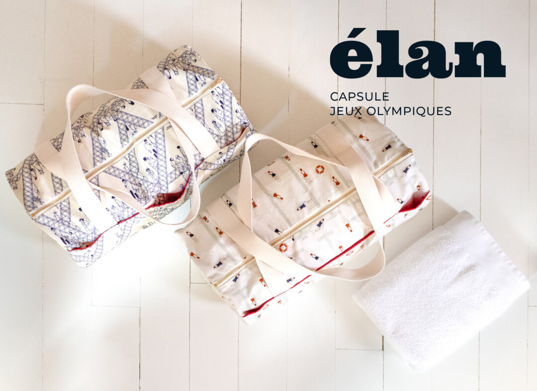 maison-baluchon-motif-unique-collection-élan Sac de sport motif exclusif archive - Maison Baluchon