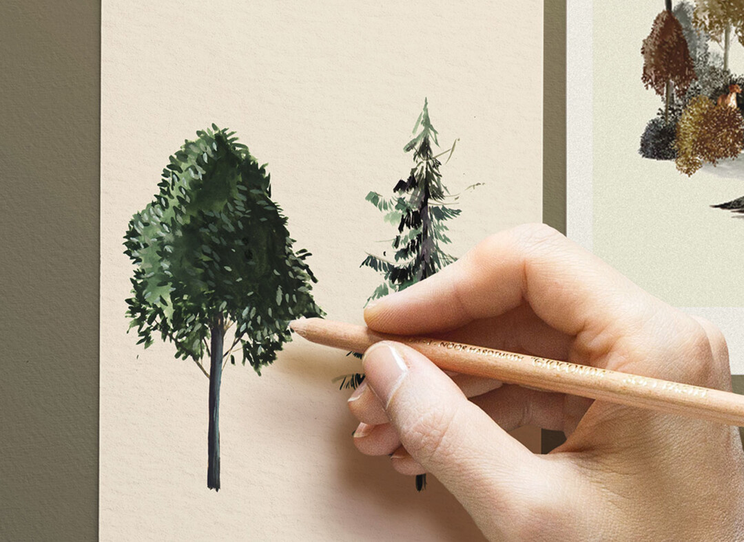 Collection Forêt avec arbres, cavalier, chevaux - Maison Baluchon