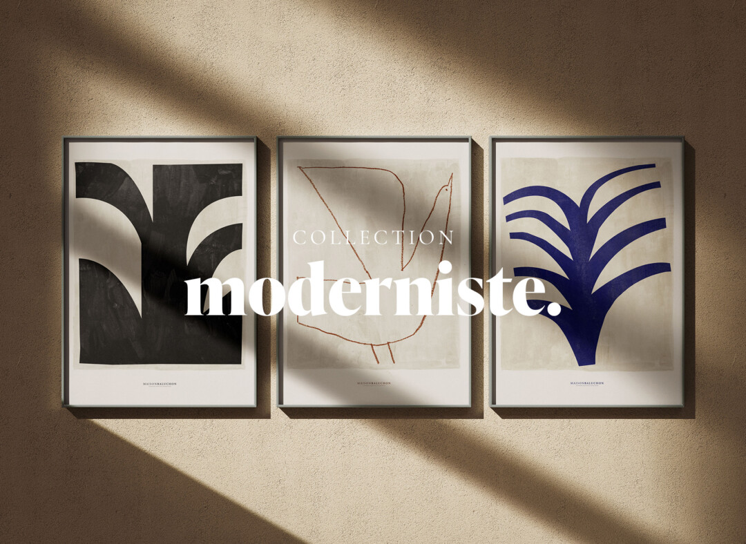 Collection Moderniste avec formes abstraites dessinées à la main – Maison Baluchon Collection Moderniste avec formes abstraites dessinées à la main - Maison Baluchon