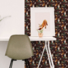 Non-woven wallpaper - Forêt N°21 - Pattern inspired by the animal world and the forest
