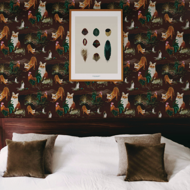 Non-woven wallpaper - Forêt N°21 - Bedroom