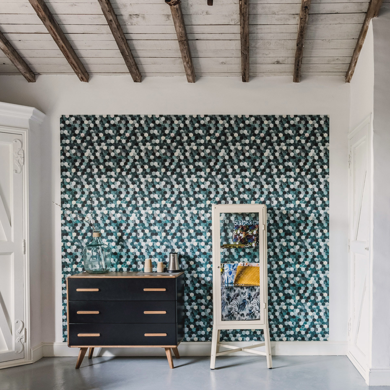 Non-woven wallpaper N°11 - Bedroom - Hotel hameau des baux