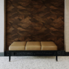 Wood-inspired wallpaper - brown