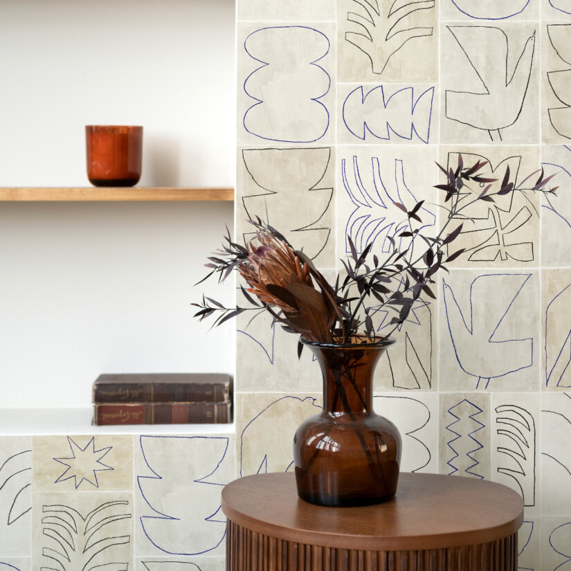 Ecological wallpaper printed in Belgium