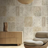High-quality wallpaper with modernist-inspired chalk pattern - Maison Baluchon