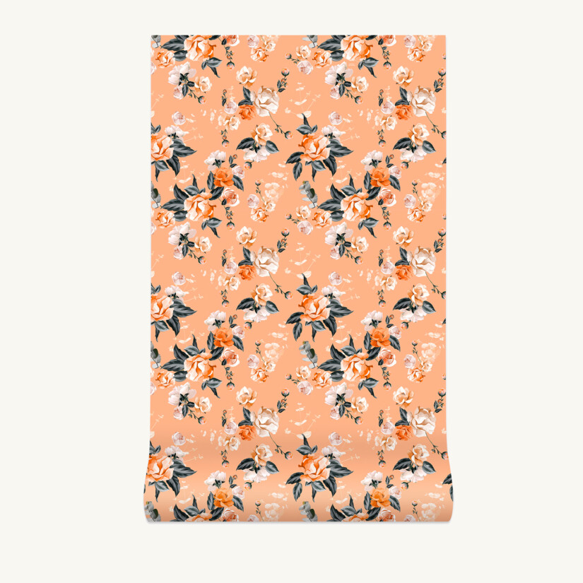 Non-woven wallpaper Floral N°04 custom-made by Maison Baluchon