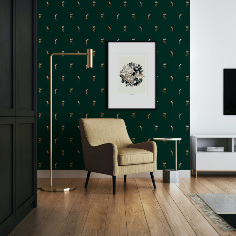 Non-woven wallpaper Sport N°01 – Golfers motif Non-woven wallpaper Sport N°01 - Golfers motif