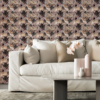 Non-woven wallpaper - Jungle N°21 - Animal, vegetable, pink atmosphere