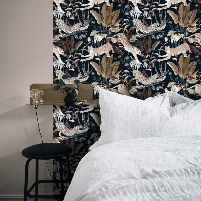 Papier peint intissé – Jungle N°22 – Chambre Papier peint intissé - Jungle N°22 - Chambre