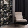 Non-woven wallpaper - Ménagerie N°02 - Patterns with tigers, zebras