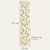 Wallpaper pattern connection - Motif Herbier du Roi - Bronze