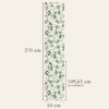 Wallpaper pattern connection - Motif Herbier du Roi - Vert