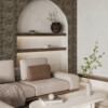 Tapisserie murale motif léopard beige - Maison Baluchon