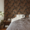 Easy-to-install non-woven wallpaper - Sauvage N°26 Terracotta