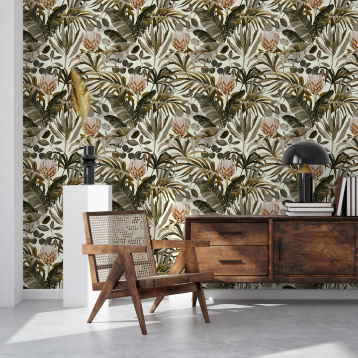 Créez une ambiance végétal avec notre motif Tropical N°14