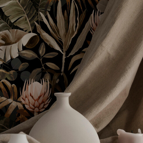 Maison Baluchon - Add character to your interior with patterned wallpaper - Tropical N°15