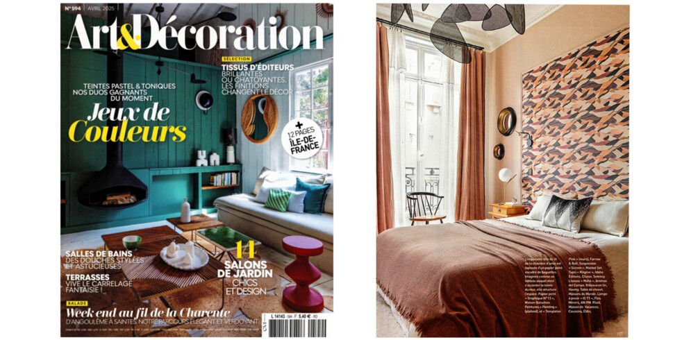 Publication in Art&Décoration magazine, April 2025