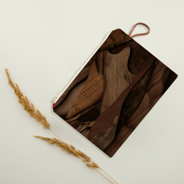 Maison Baluchon - Petite pochette zippée en tissu fabriquée en France