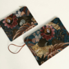 Zipped fabric pouches, Inde collection