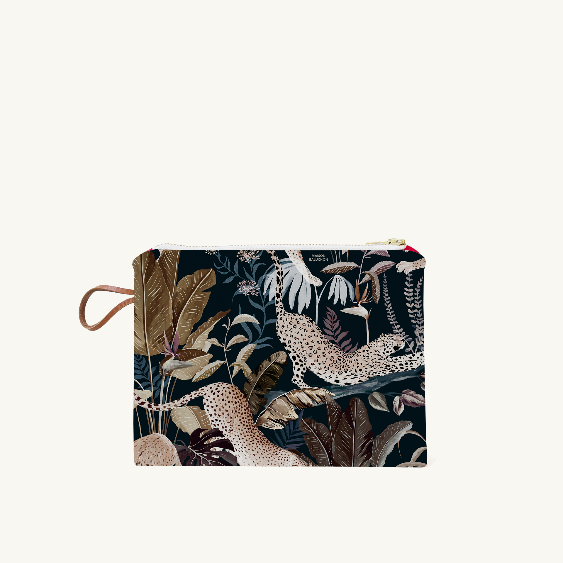 Petite pochette en tissu design Sauvage N°25 - Maison Baluchon