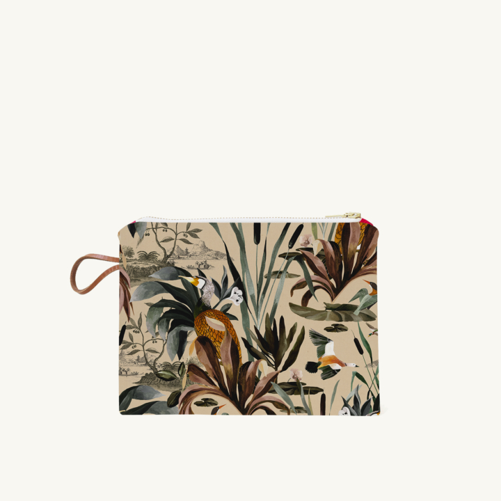 Maison Baluchon - Small pouch - Sauvage N°26 Ecru