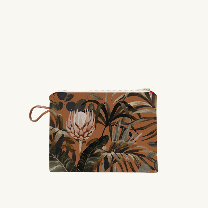 Small pouch Tropical N°16 custom-made by Maison Baluchon