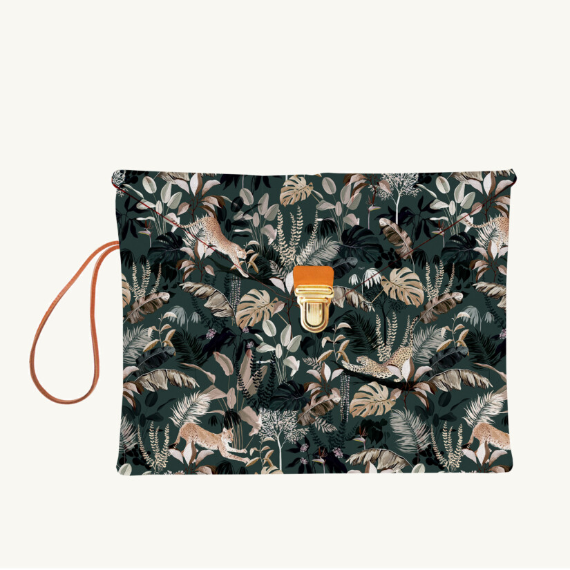 iPad sleeve 12,9” – ed 2017 Jungle N°20 custom-made by Maison Baluchon