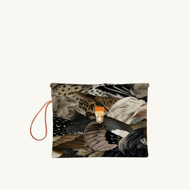iPad sleeve mini Sauvage N°27 custom-made by Maison Baluchon
