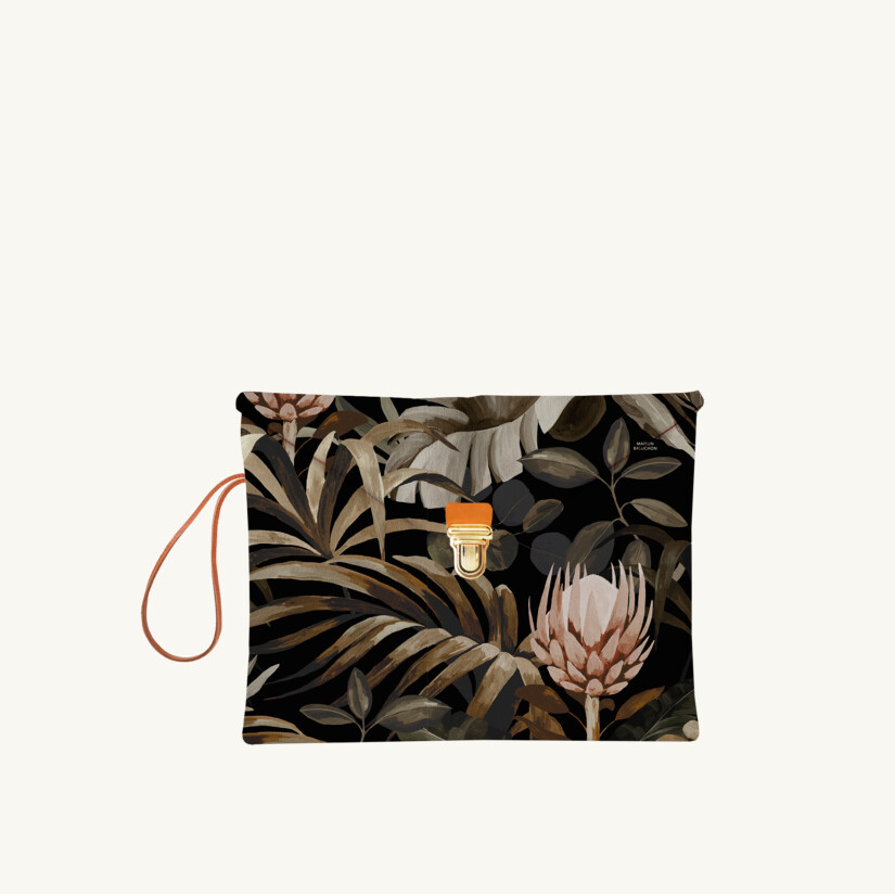 iPad sleeve mini Tropical N°15 custom-made by Maison Baluchon