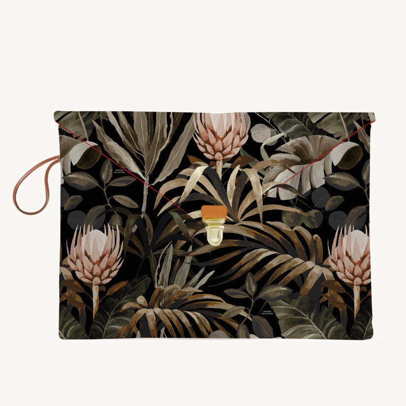 MacBook sleeve Air & Pro 13″ – ed 2015 Tropical N°15 custom-made by Maison Baluchon