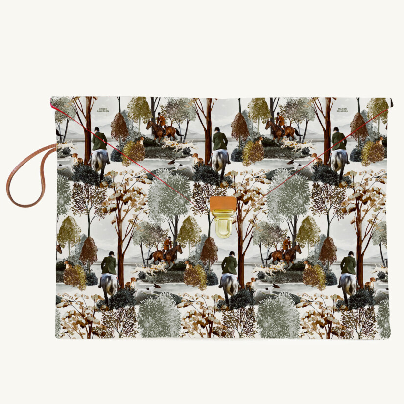 Pochette MacBook Pro 14″ Forêt N°24 sur-mesure par Maison Baluchon Pochette MacBook Pro 14″ Forêt N°24 sur-mesure par Maison Baluchon