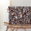 Pochette MacBook motif animal avec diverses plumes d'oiseaux sauvages - Maison Baluchon