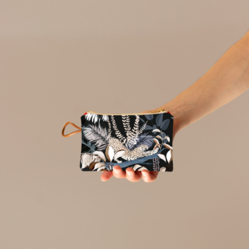 Maison Baluchon - Mini pochette imprimé Jungle N°19 cadeau français