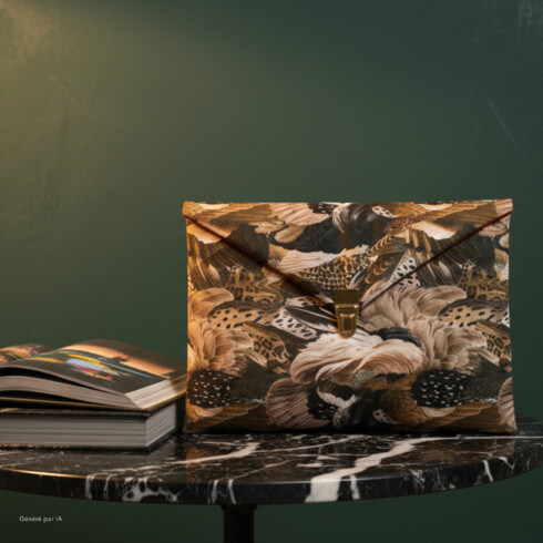 Housse pour ordinateur MacBook motif exclusif animal - Cadeau de Noël Français - Maison Baluchon