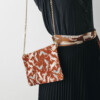 Maison Baluchon - Pochette de soirée au motif animalier Félin N°02