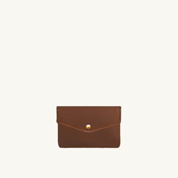 Maison Baluchon - Card holder - Caramel grained leather