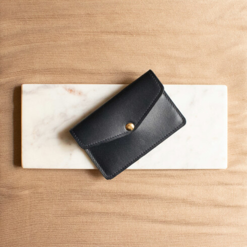 Maison Baluchon - Dark navy cardholder made in France