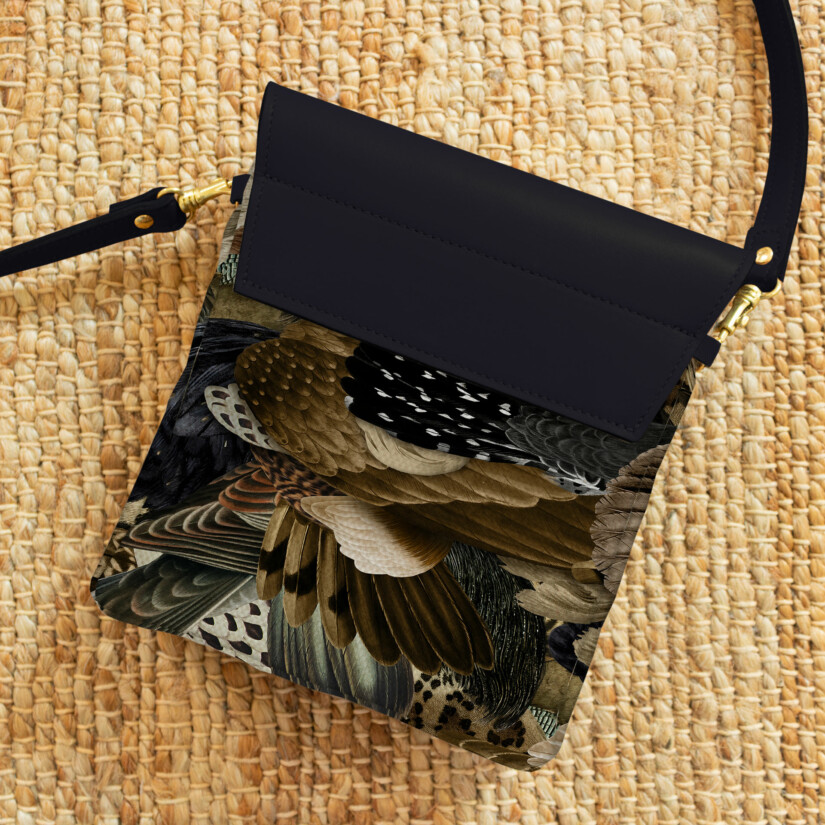 Maison Baluchon - Sauvage N°27 printed satchel bag exceptional Christmas gift