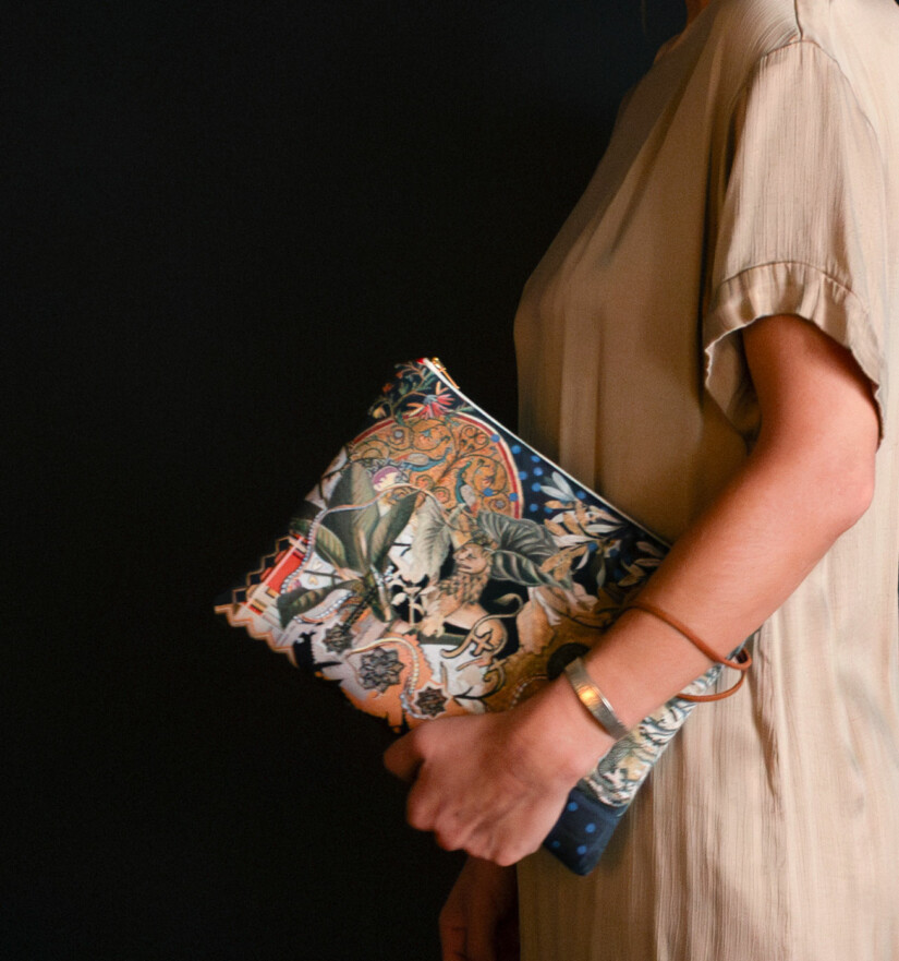 Maison Baluchon - Grande pochette Christian Lacroix cadeau conception française