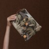 Tropical motif pouch for Christmas - Maison Baluchon