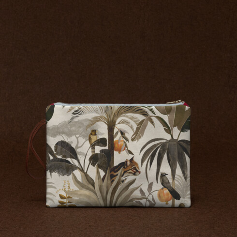 Elegant clutch bag handmade in France - Maison Baluchon