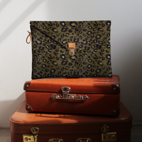 Maison Baluchon - Pochette ordinateur imprimé Sauvage N°21 cadeau made in France